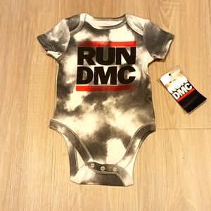 New Run DMC pop culture onesis 0-3 months